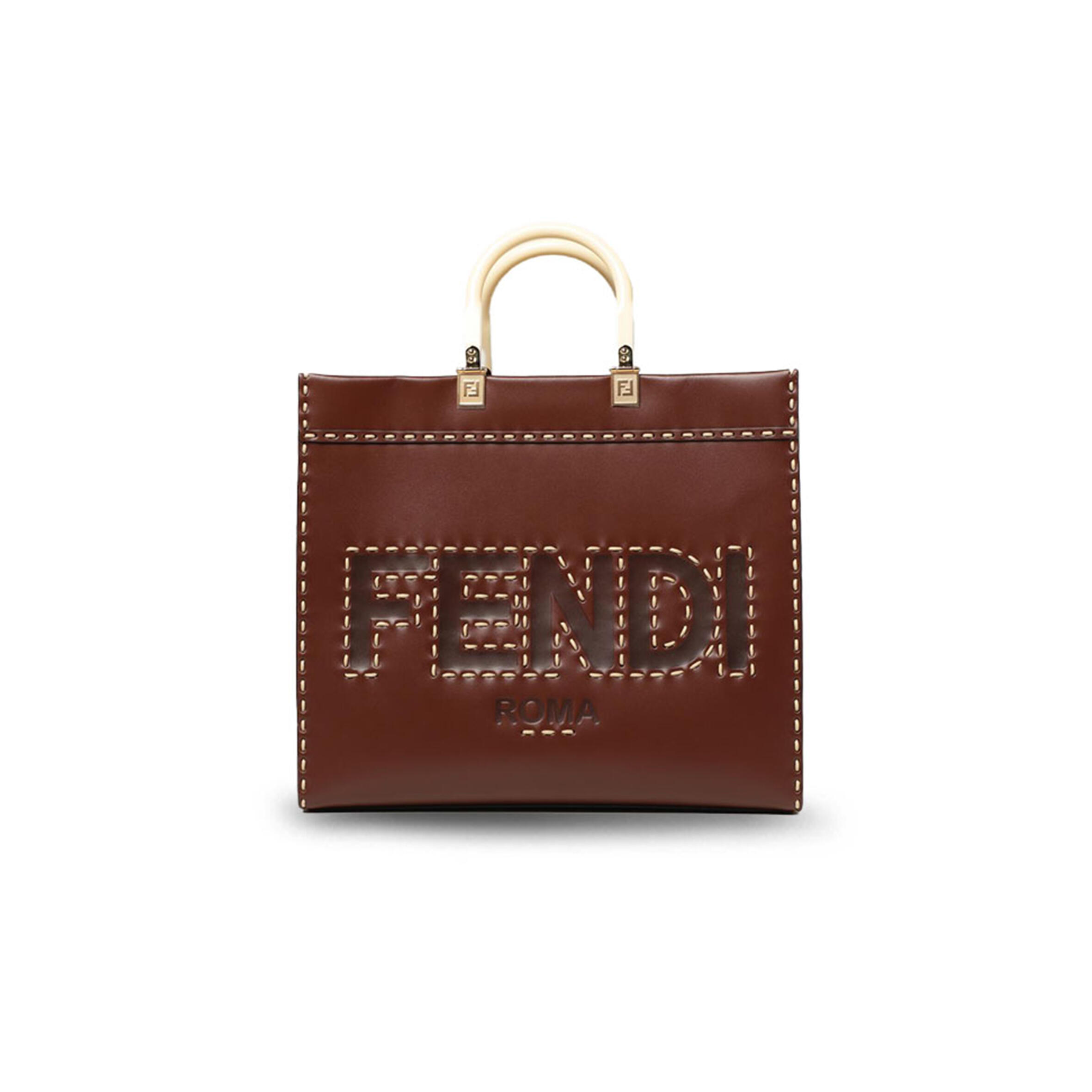 FENDI SUNSHINE SHOPPER TOTE LEATHER MEDIUM (36*30*15cm)